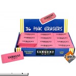 Sargent Art 36 Count Premium Pink Eraser Class Pack Best Buy Assortment Pack 2 36 Count 2 Pack